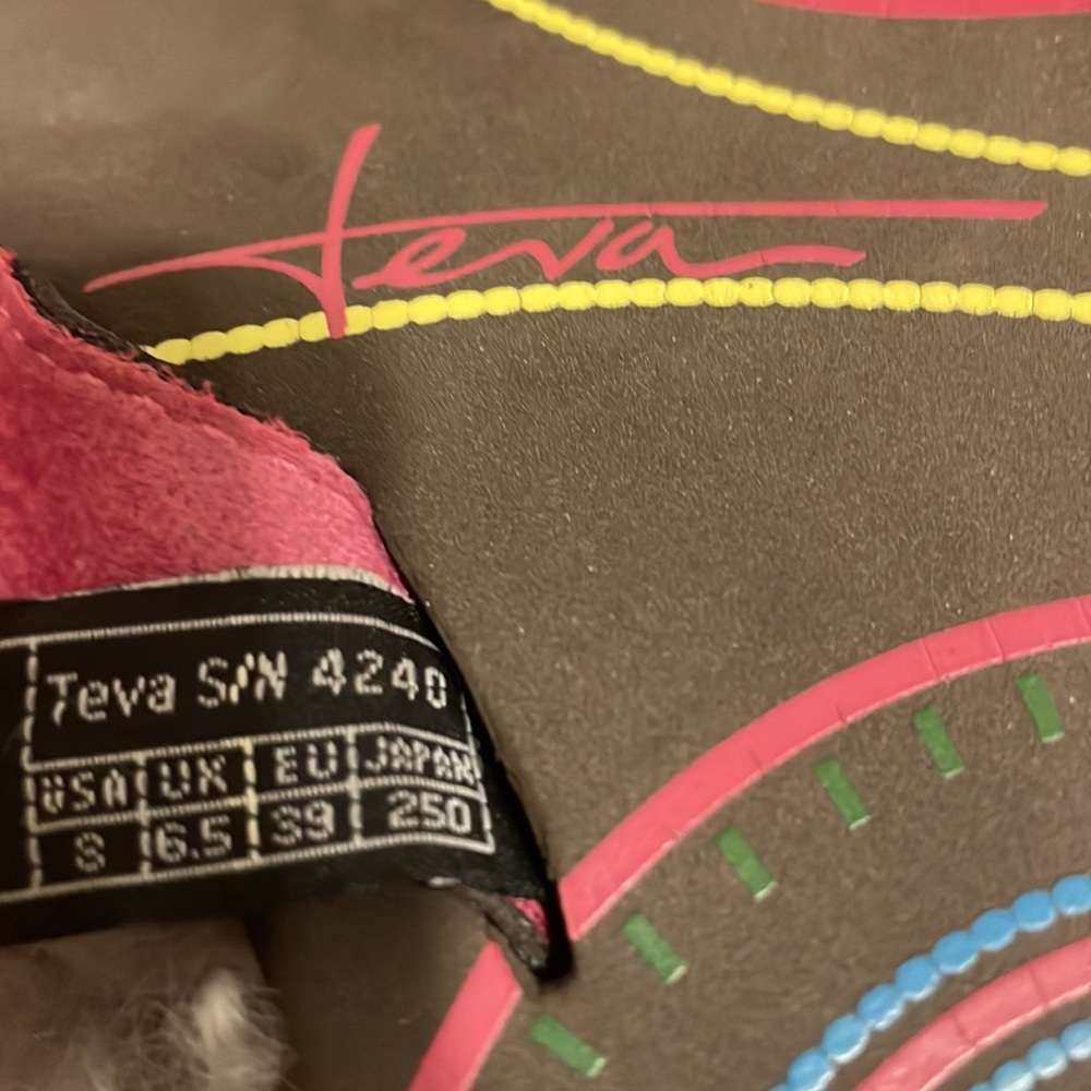 Teva Brown Flip Flops - Picture 3 of 4
